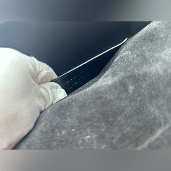 Saint Laurent YSL Black Crocodile Stamp Clutch Bag With Dustbag - Picture 12 of 15